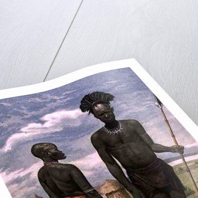 Bari warrior and wife by Richard Buchta