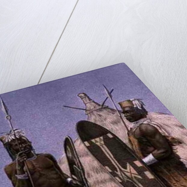 Nyam-nyam warriors by Richard Buchta (after)