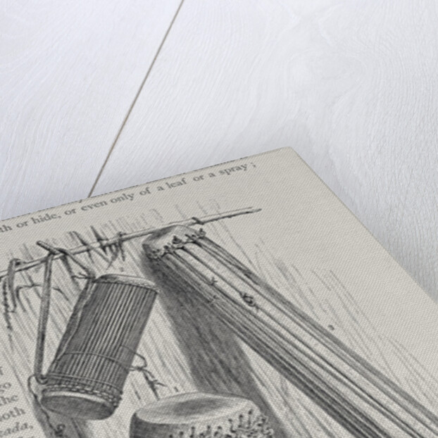 African drums by English School