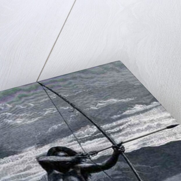 A Veddah of Ceylon shooting with the bow by Emil Schmidt