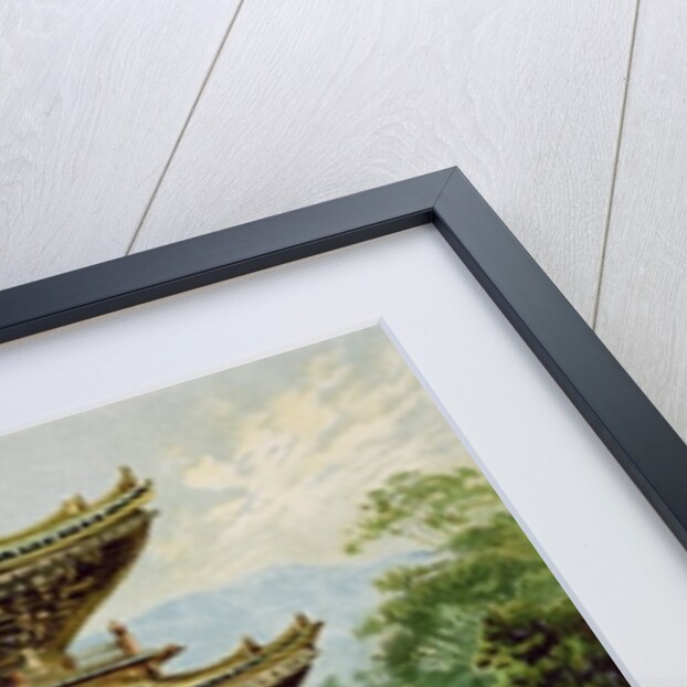 Buddhist temple at Kyoto, Japan by Ernst Heyn