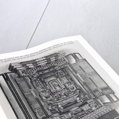 Buddhist domestic altar by English School