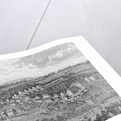 Bethlehem, a Moravian settlement in Pennsylvania by (after) American School