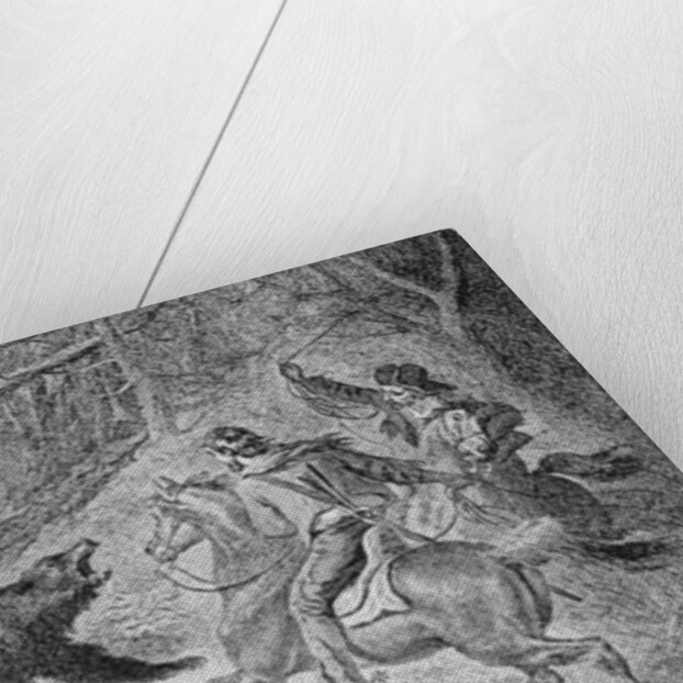 Roping a Grizzly by Felix Octavius Carr (after) Darley