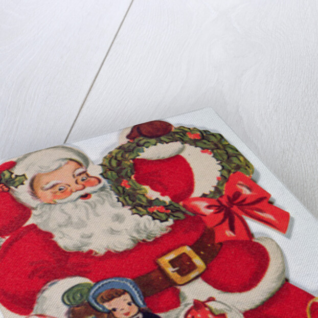 Father Christmas wishing you a Merry Christmas by Anonymous