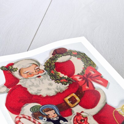 Father Christmas wishing you a Merry Christmas by Anonymous