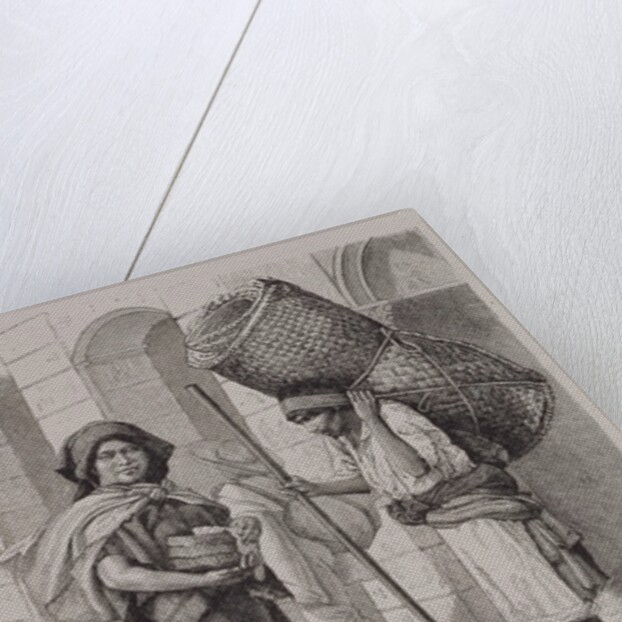 Mexican Tortillera and Straw Mat Seller by Etienne Ronjat