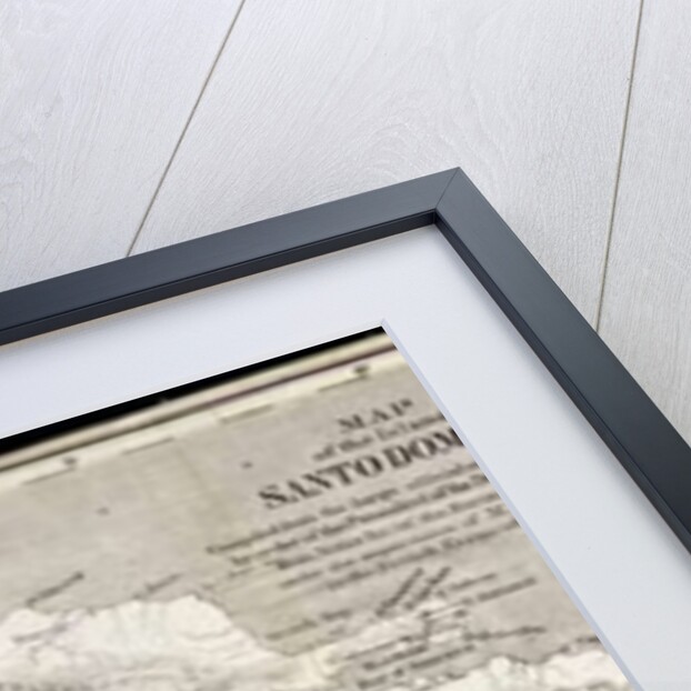 Map of the Island of Santo Domingo by English School