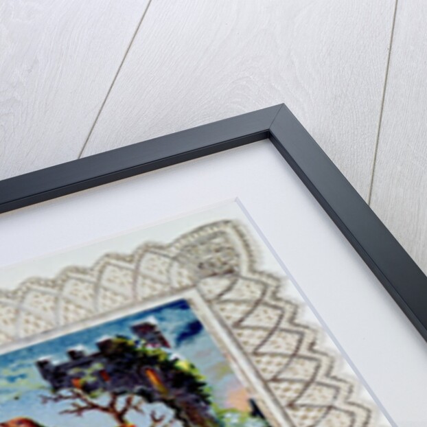 A Christmas Greeting, Victorian postcard by English School