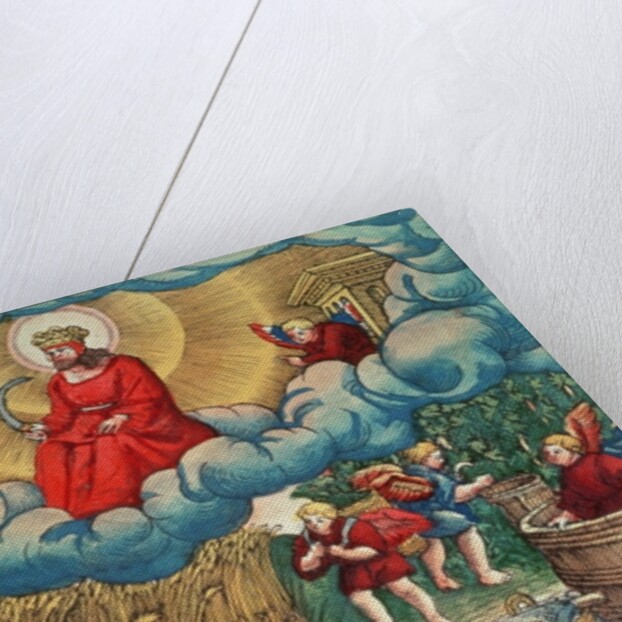 Revelations 14:14 The Reaper, Vision of Armageddon by German School