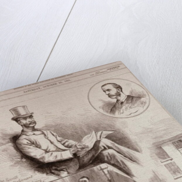 The Arrest of Mr. C.S. Parnell, MP, at Morrison's Hotel, Dublin by English School