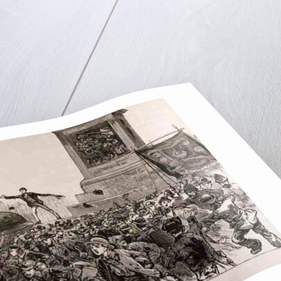 Riots in the West End of London: Break Up of the Trafalgar Square Meeting by English School