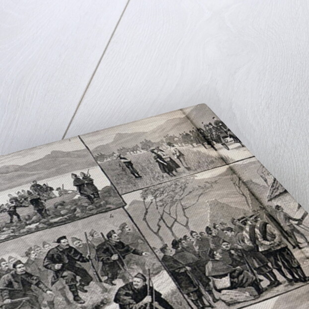 On Eviction Duty in Ireland: Sketches in Galway with the Military and Police Forces by English School