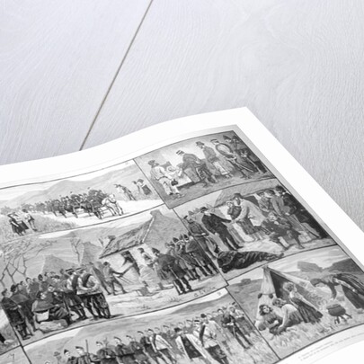 On Eviction Duty in Ireland: Sketches in Galway with the Military and Police Forces by English School