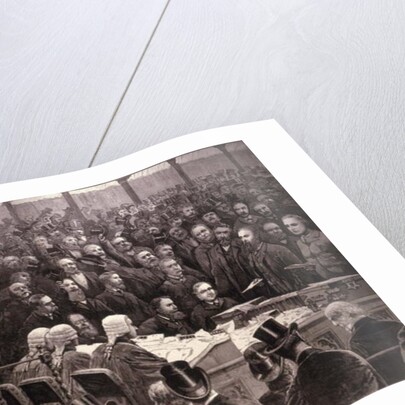 The Division in the House of Commons on the Irish Home Rule Question, 'The Ayes; 311, the Noes; 341' by English School