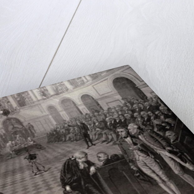 The Irish House of Commons, AD 1790, College Green, Dublin by Henry and Hayter John Barraud