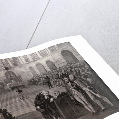 The Irish House of Commons, AD 1790, College Green, Dublin by Henry and Hayter John Barraud