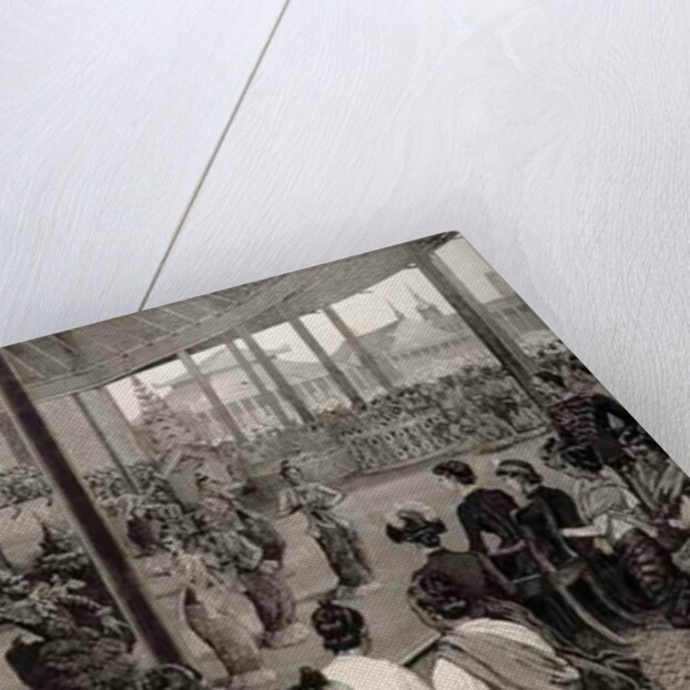 The British in Burmah: A Pooay at the Palace, Mandalay, Before Lady Dufferin and Burmese Ladies by English School