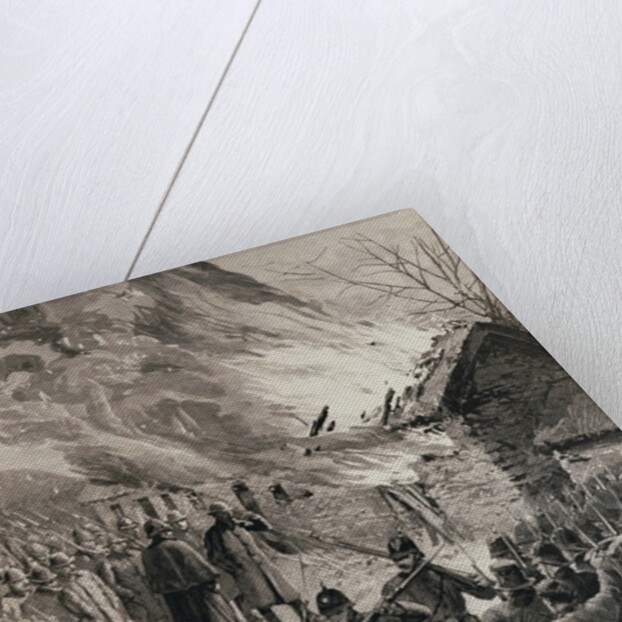 The Rent War in Ireland: Burning the Houses of Evicted Tenants at Glenbeigh, County Derry by Amedee Forestier