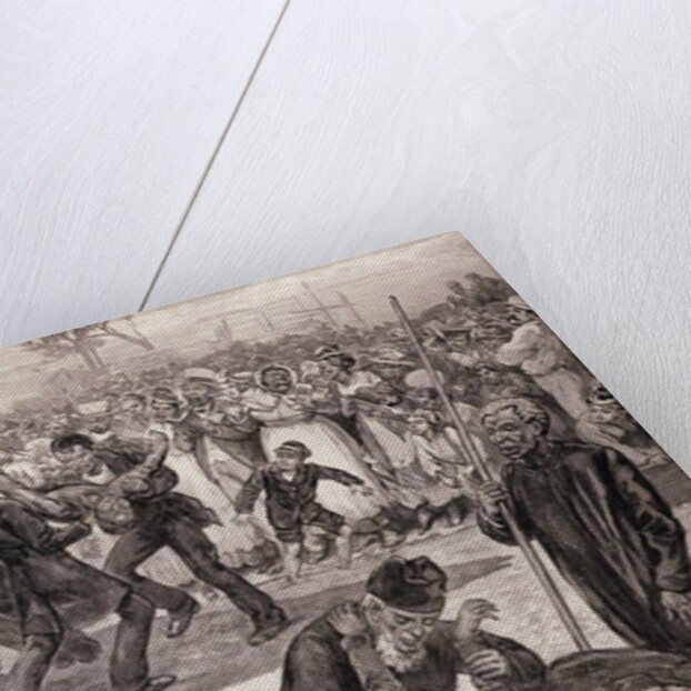 African American Baptism in the United States by Felix Regamey