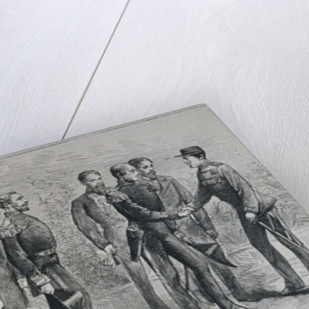 Reception of British Naval Officers by the Mikado of Japan by English School