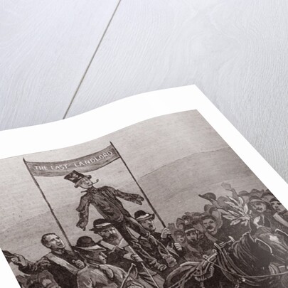 Demonstration on Mr Parnell's Estate, Avondale, Wicklow: The Effigy of the Last Landlord by English School