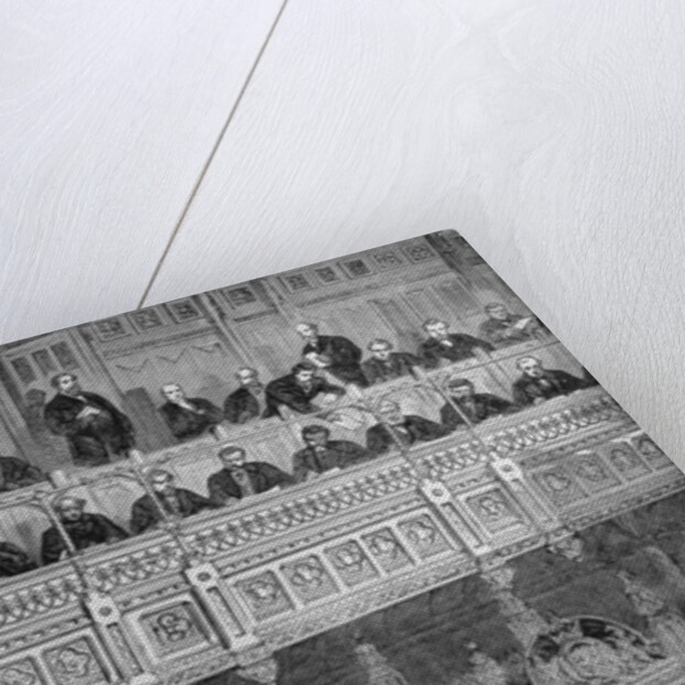 The House of Commons: The Reporters' Gallery by English School