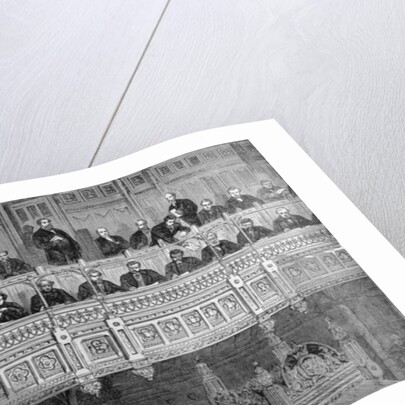 The House of Commons: The Reporters' Gallery by English School