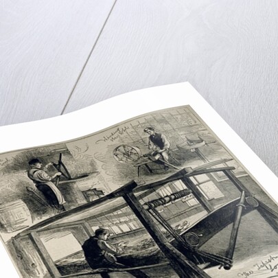 Sketches of the Royal Tapestry Manufactory at Windsor by English School