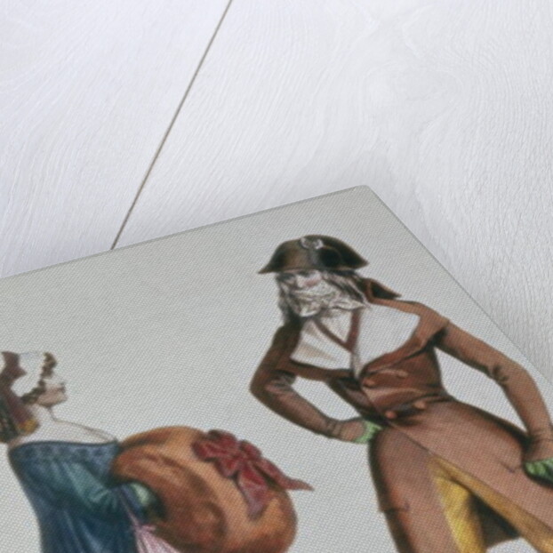 `Incroyable et Merveilleuse', c.1775 by French School