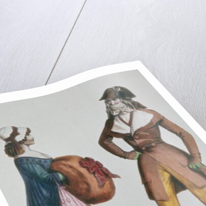 `Incroyable et Merveilleuse', c.1775 by French School