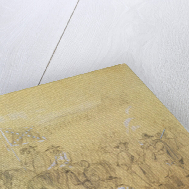 The First Virginia Cavalry at a Halt by Alfred Rudolph Waud