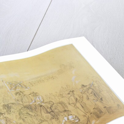 The First Virginia Cavalry at a Halt by Alfred Rudolph Waud