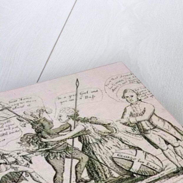 The Reconciliation Between Britannia and her Daughter America, pub. by W. Richardson, 11th May 1782 by Thomas Colley