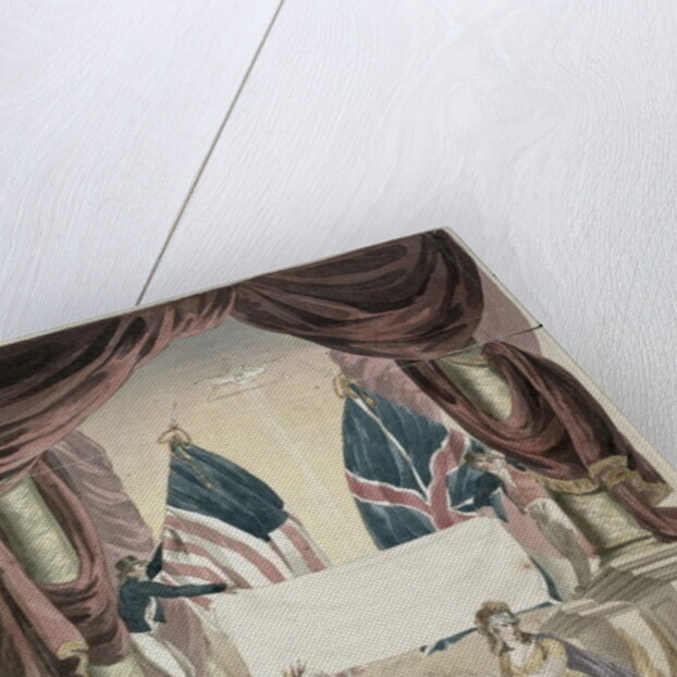 Peace, allegory of the Treaty of Ghent, signed 24th December 1814, c.1814 by John Rubens Smith