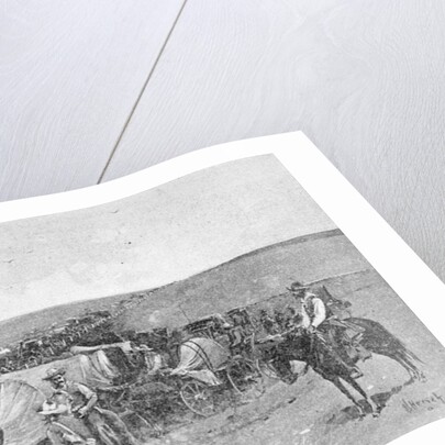 Ten Minutes Before the Great Rush, on the South Line of the Indian School Reserve, Near Arkansas City, 16th September 1893 by American School