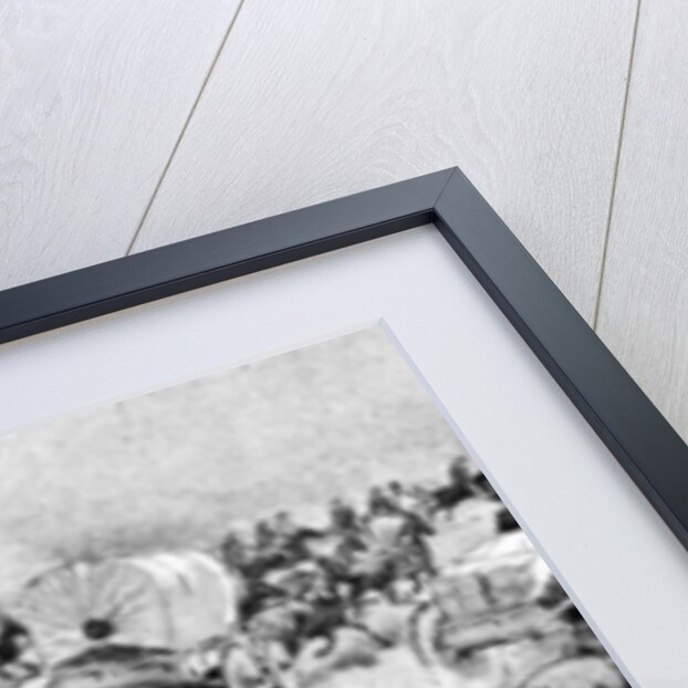 The Grand Rush at Noon of 16th September: Looking East Along the South Line of Indian School Reserve, 1893 by V. Perard