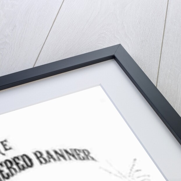 Sheet Music Cover for 'The Conquered Banner', poem by Moina, music by La Hache, pub. by A. E. Blackmar, 1862 by American School