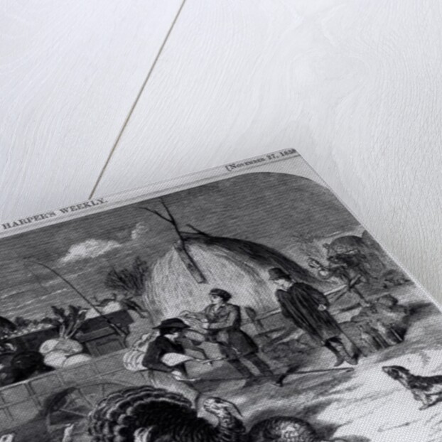 Thanksgiving Day: Ways and Means by Winslow (after) Homer