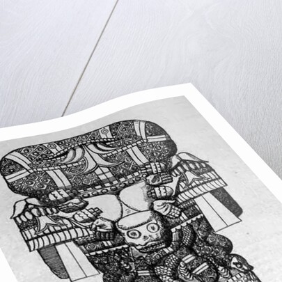 Sculpture of the Goddess Coatlicue by English School