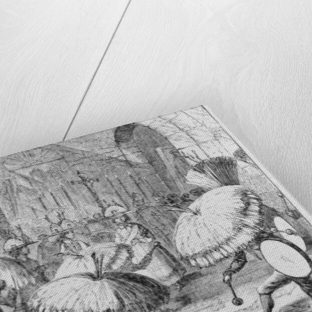 Indians Celebrating the Chuno or Potato Festival, Tiahuanaco, Bolivia by English School