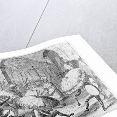 Indians Celebrating the Chuno or Potato Festival, Tiahuanaco, Bolivia by English School