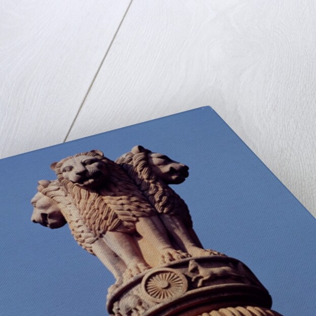 Detail from an Ashoka Pillar by Anonymous