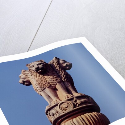 Detail from an Ashoka Pillar by Anonymous