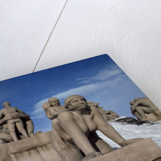 Motherhood, or Woman with Two Children riding on her Back by Gustav Vigeland