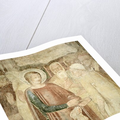 Detail of St. Ranieri in the Holy Land, mid 14th century by Andrea di Bonaiuto