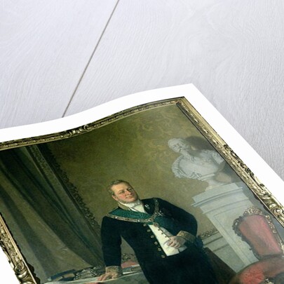 Portrait of Count Camillo Berso of Cavour by Michele Giordigiani