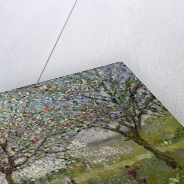 Apple Trees in Flower by Ernest Quost
