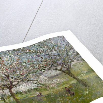 Apple Trees in Flower by Ernest Quost