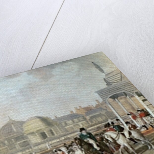 Brighton: The Old Pavilion and Steyne engraved by Charles Richards by English School